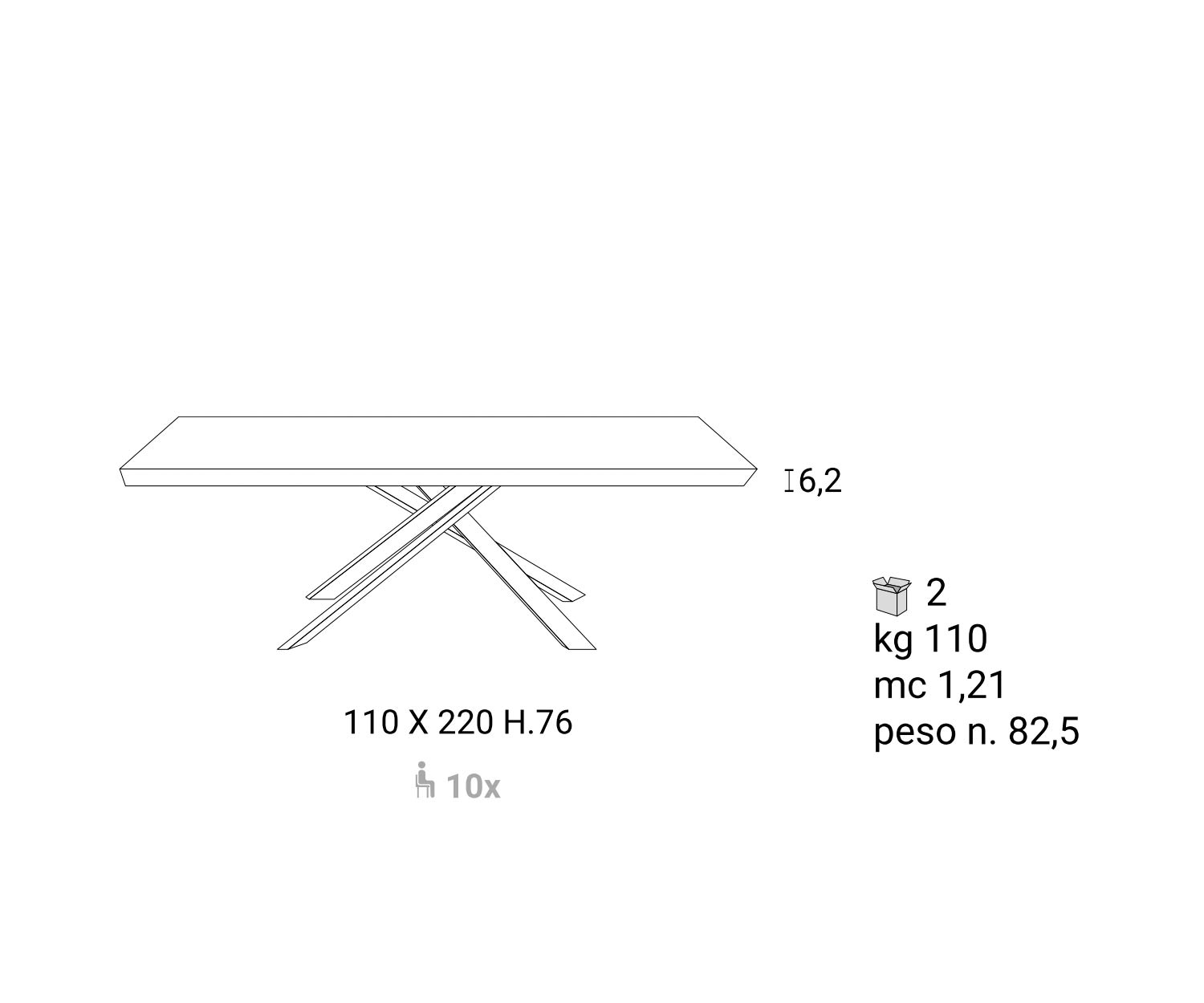 Ontwerp eettafel Afmetingen Schets Bouwplan Afmetingen Maten