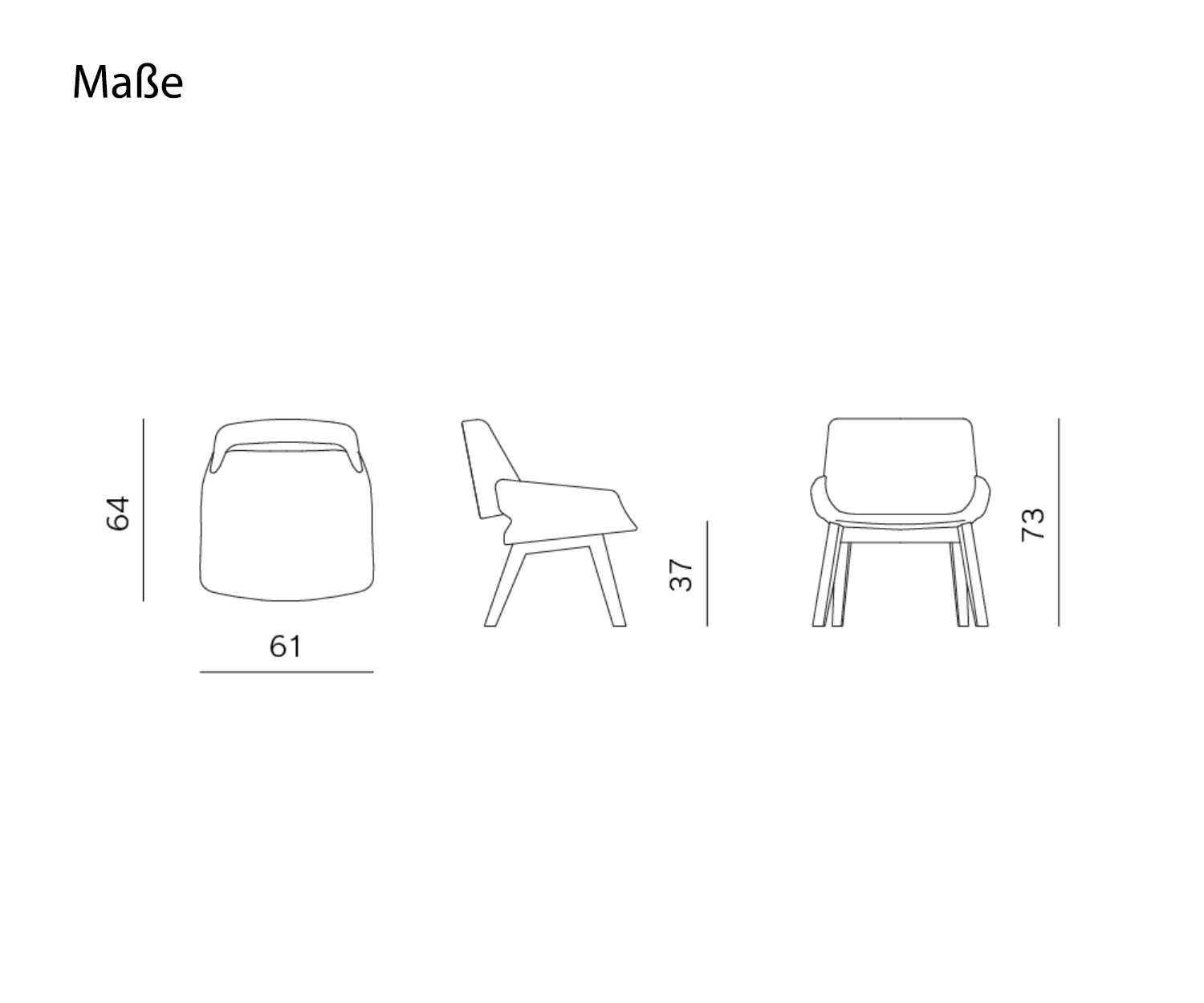 Prostoria Fauteuil Monnik Schets Afmetingen Maten