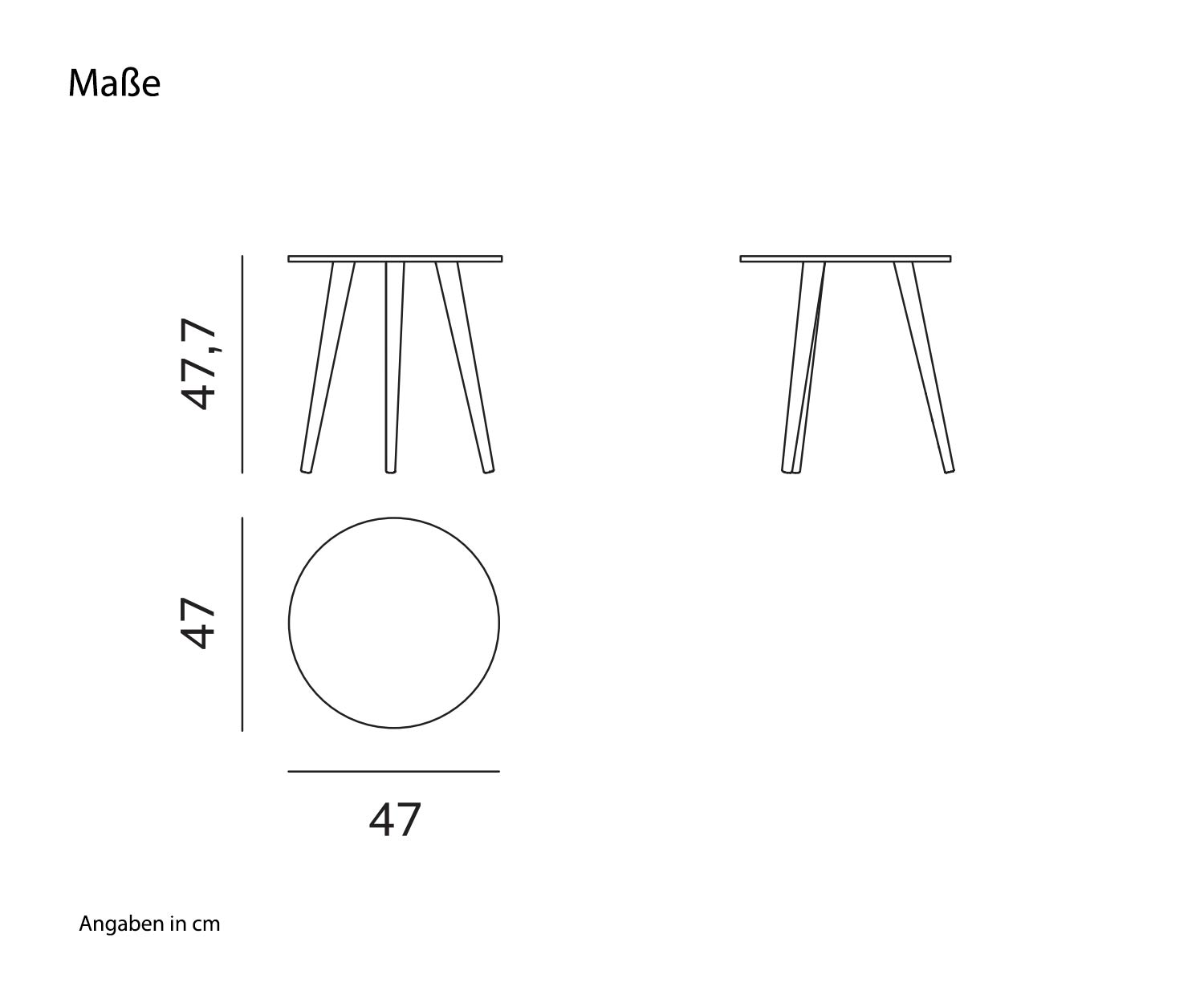 Novamobili Maatschets bijzettafel Trio